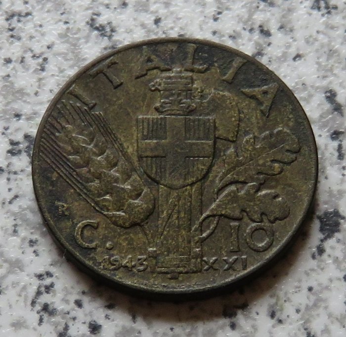  Italien 10 Centesimi 1943   