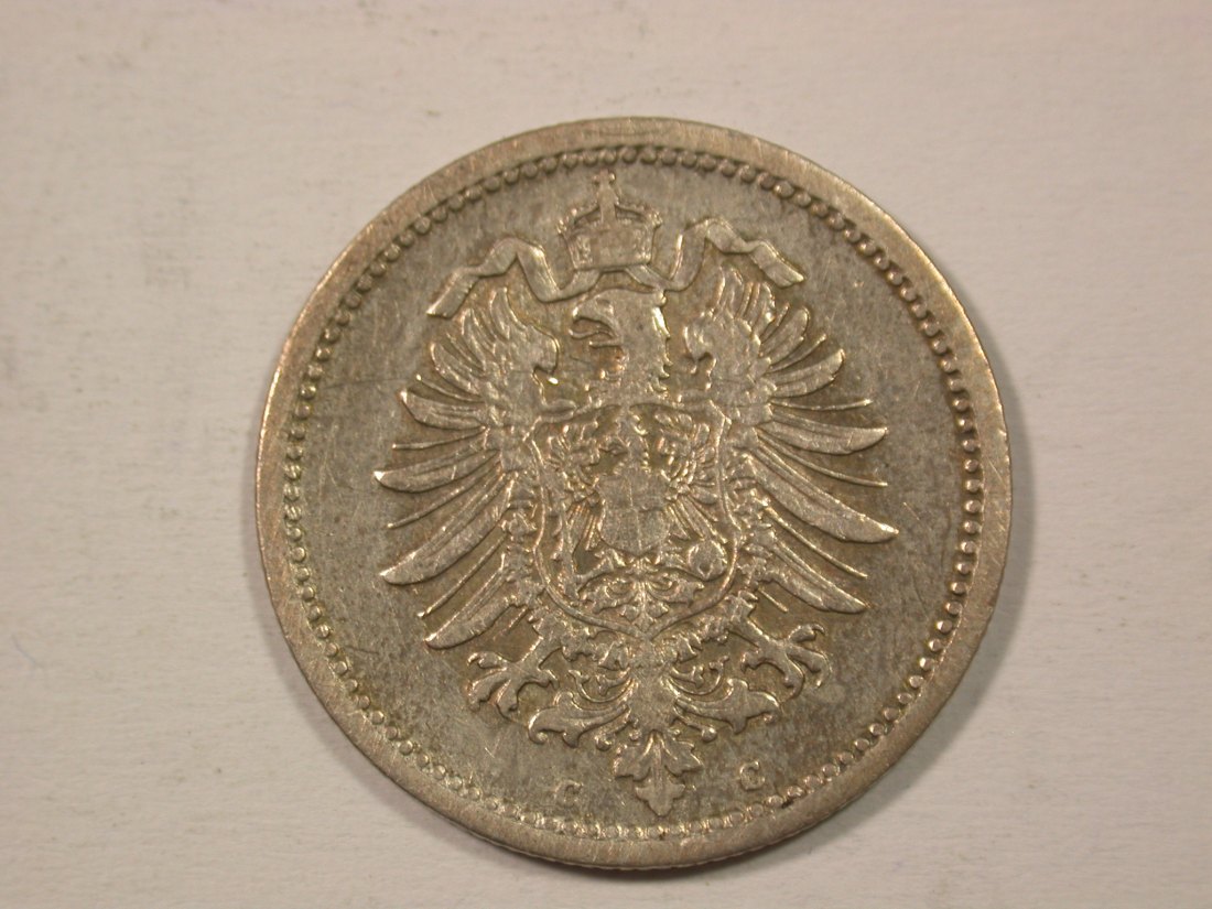  H12  KR  50 Pfennig  1876 C in ss/ss+  Originalbilder   