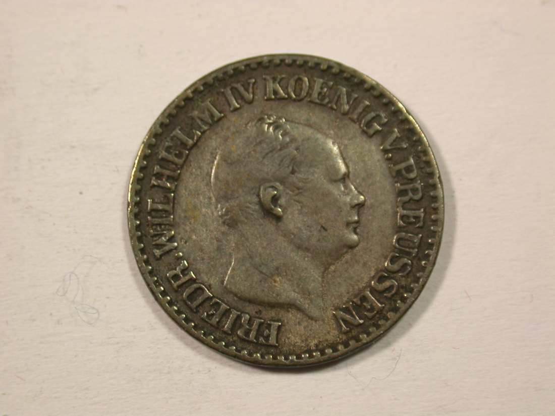  H12  Preussen  1 Silbergroschen 1857 A in ss+  Originalbilder   