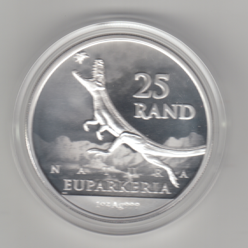Südafrika, Archosaurier 2019 , 1 unze oz Silber