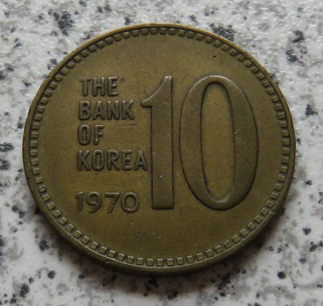  Südkorea 10 Won 1970   