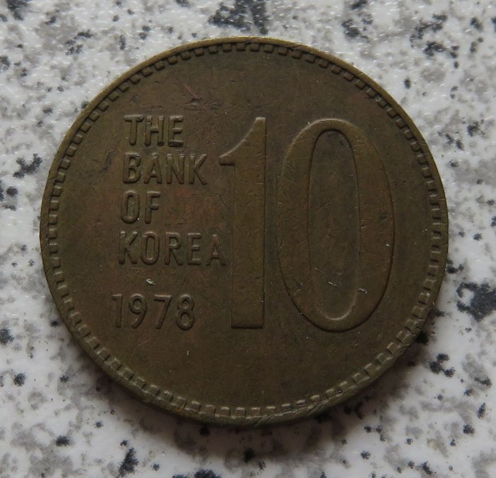  Südkorea 10 Won 1978   