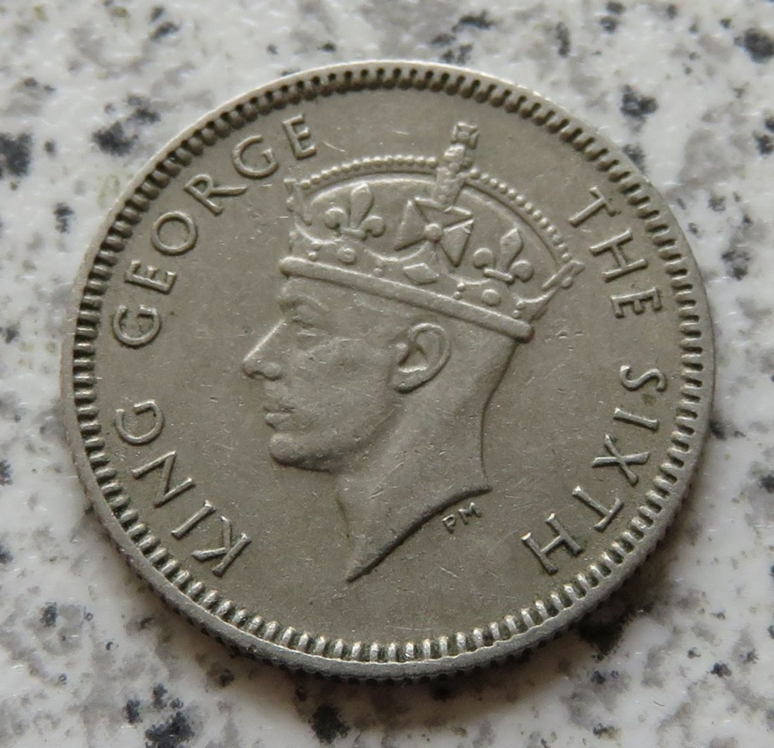  Malaya 5 Cents 1950   