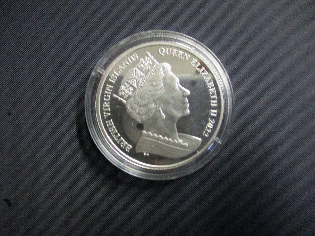  1 Dollar 2022 Britisch Vergin Islands 1 Oz Silber 999er Silber   