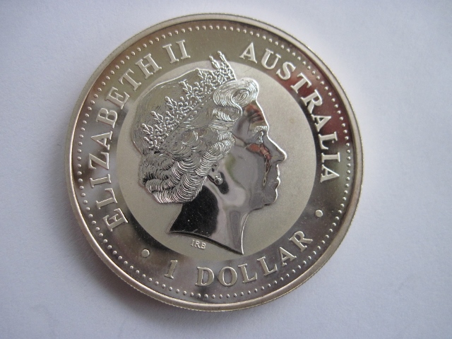  1 Dollar Silber Münze Australien Kookaburra 2000 1 Unze Ag   