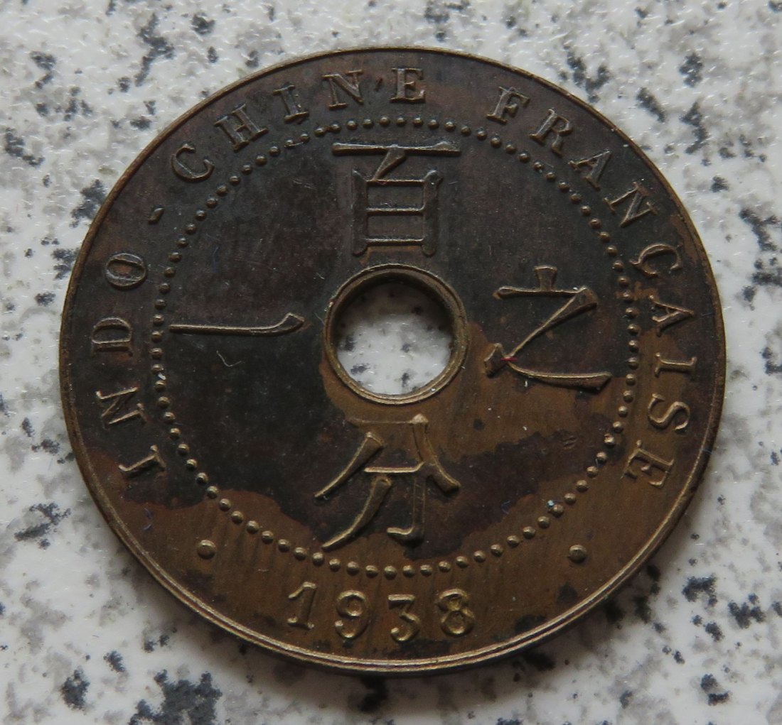  Französisch Indo-China 1 Cent 1938 A   