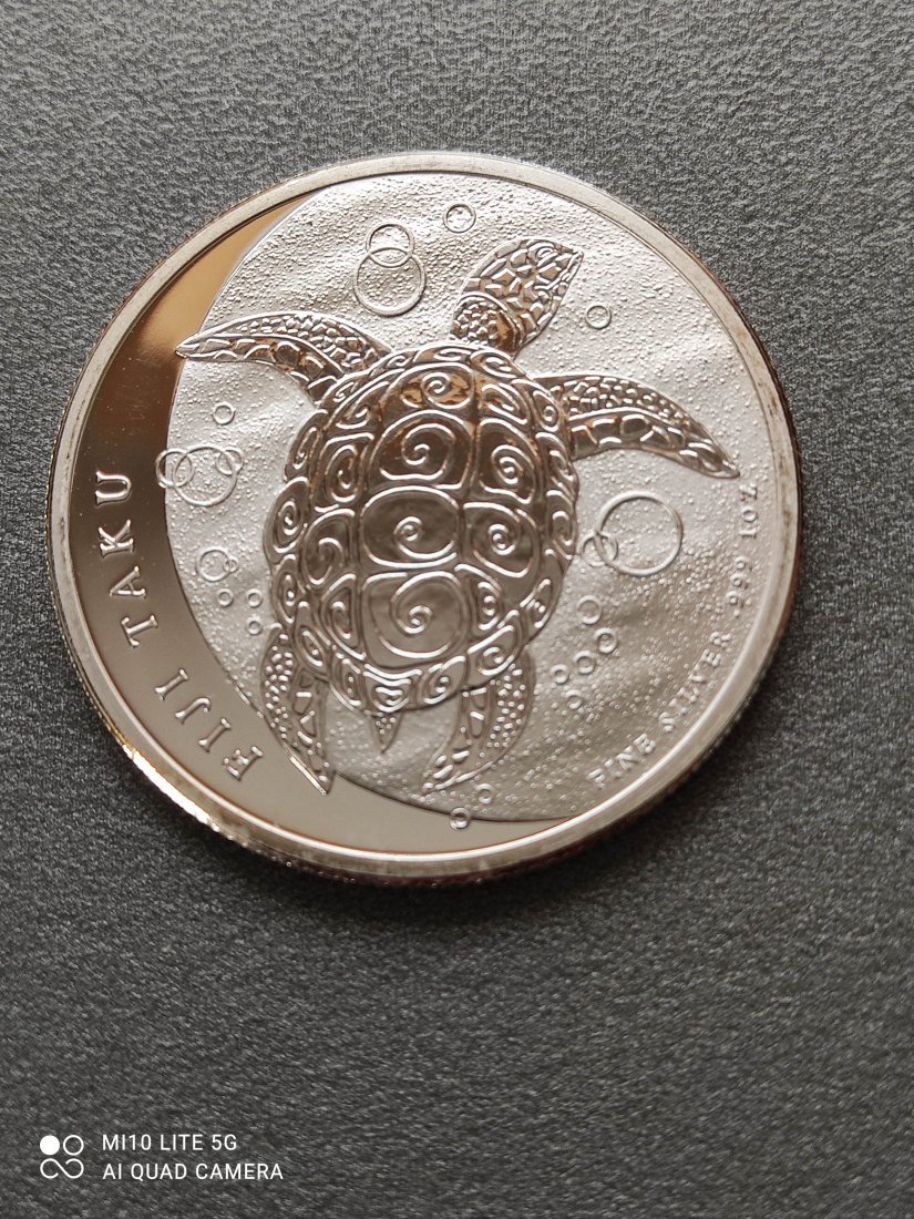  Fiji 1 Oz Silber 2012 Taku Schildkröte 2 Dollars   