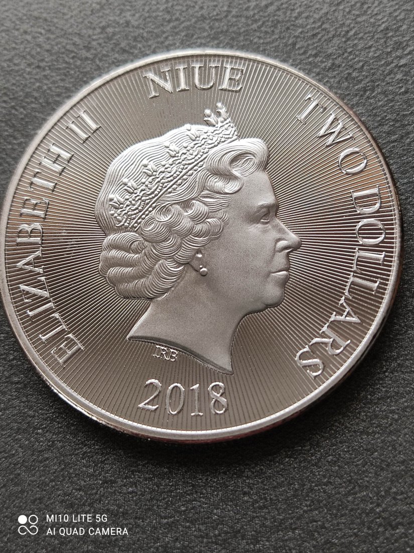  Niue 1 Oz Silber 2018 Lebensbaum 2 Dollars   