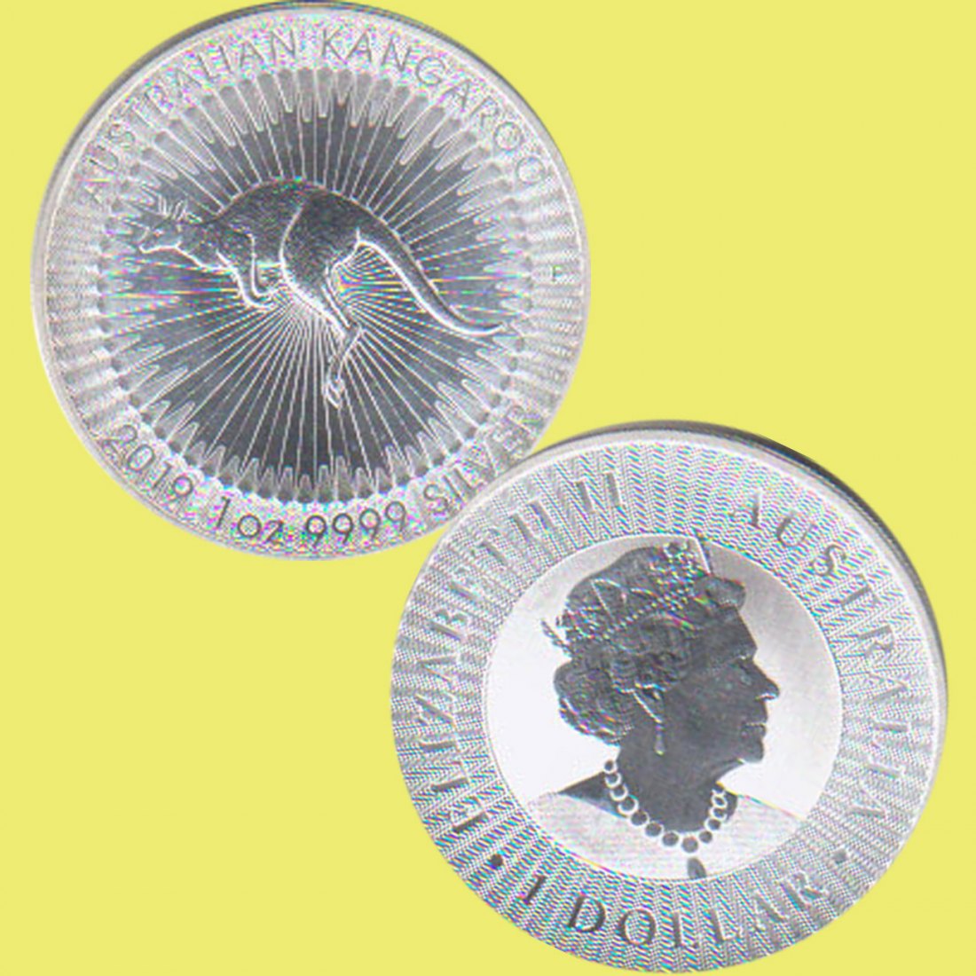  Australien 1 Dollar Silbermünze *Känguru* 2019 1oz Silber   