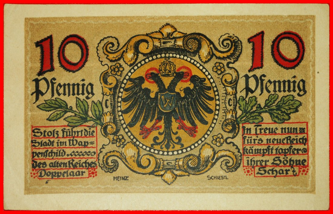  * BAVARIA: GERMANY DONAUWOERTH ★ 10 PFENNIGS (1918)! CRISP! TO BE PUBLISHED! LOW START ★ NO RESERVE!   