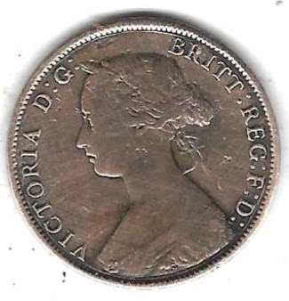  Kanada 1 Cent 1861, New Brunswick, kein optimaler Erhalt, siehe Scan unten   