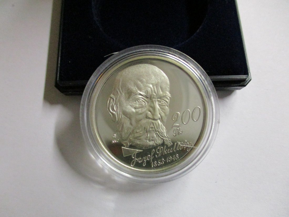  200 Slowakische Kronen 2003 Silbermünze /4   