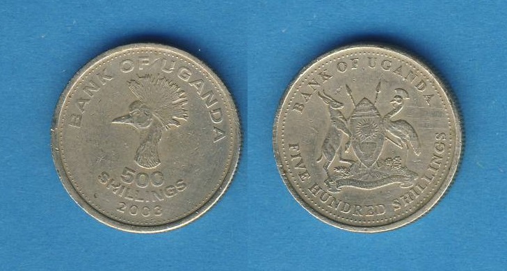  Uganda 500 Shilling 2003   