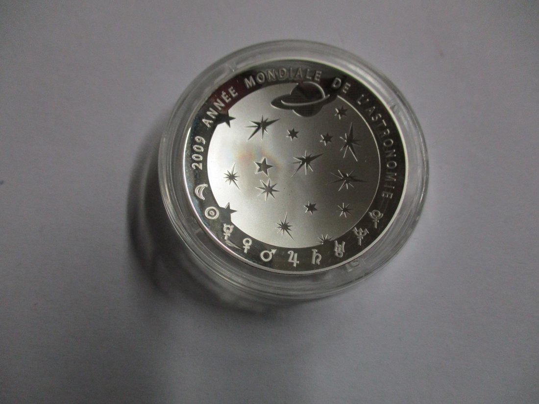  10 Euro 40 Jahre Mondlandung 2009 Frankreich Silbermünze mit Zertifikat   