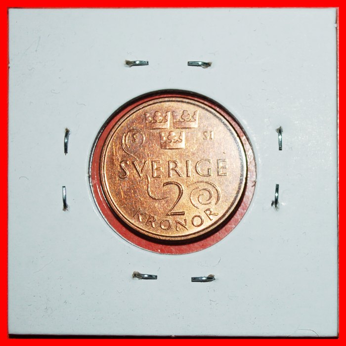  * NETHERLANDS:SWEDEN★2 CROWN 2016 MINT LUSTRE★HOLDER★CARL XVI GUSTAF (1973-)★LOW START ★ NO RESERVE!   