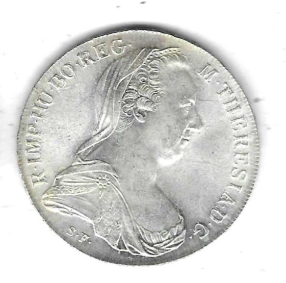  Österreich Maria-Theresien-Taler 1780, Silber 28,06 gr. 0,833, garantiert echt, Stempelglanz,,   