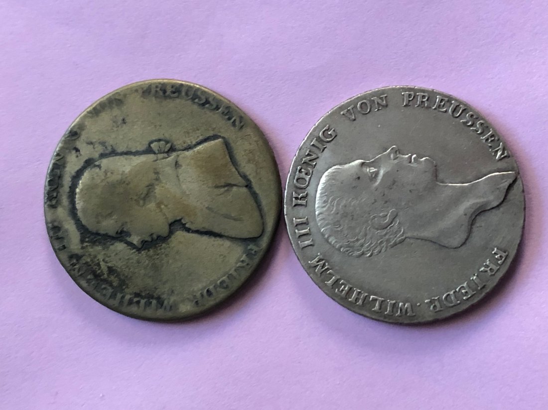 Preussen Taler 1802 & 1815