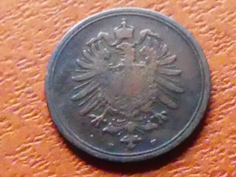  s.15 Kaiserreich** 1 Pfennig 1886 F   