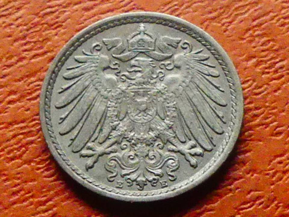  s.5 Deutsches Kaiserreich** 5 Pfennig 1915 E   
