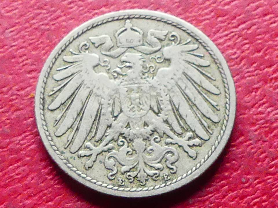  s.8 Kaiserreich** 10 Pfennig 1898 E   