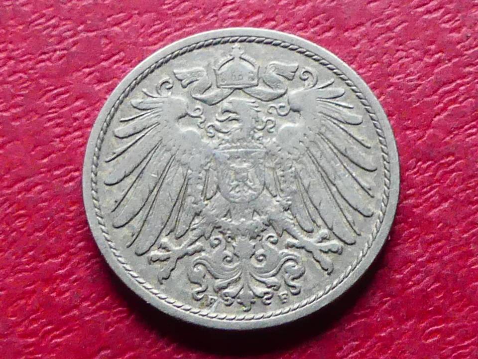  s.9 Kaiserreich** 10 Pfennig 1900 F   