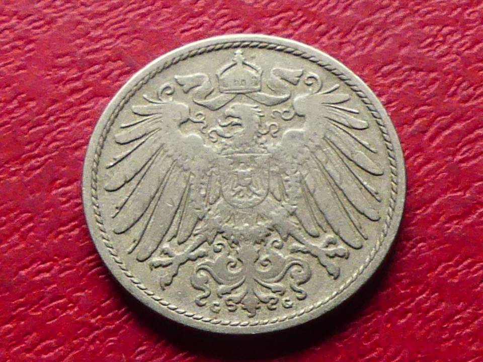  s.10 Kaiserreich** 10 Pfennig 1900 G   