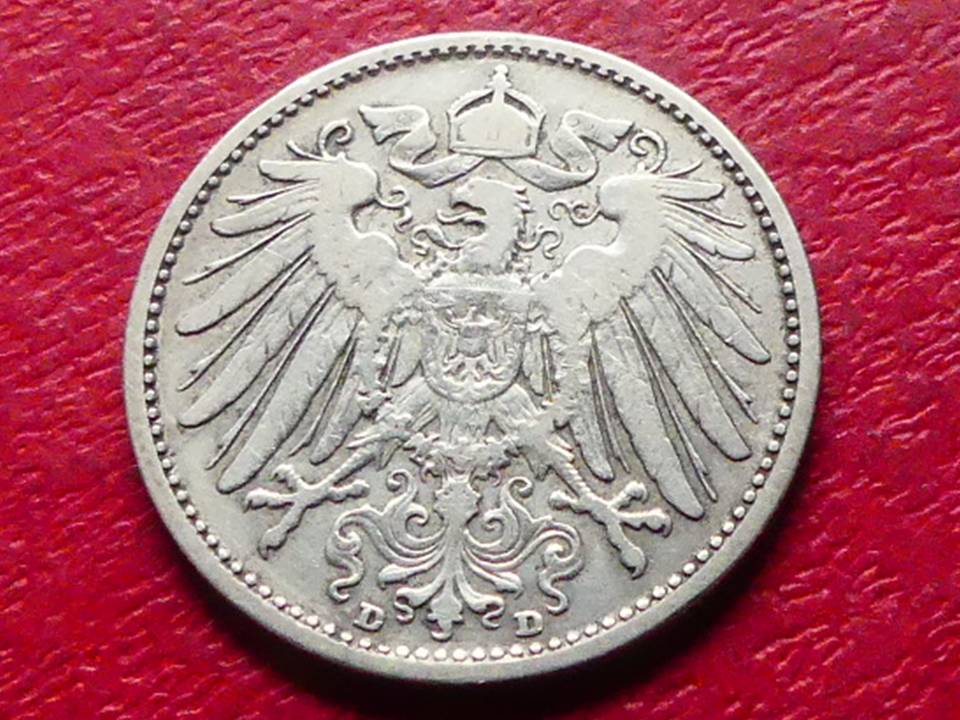  s.19 Kaiserreich** 1 Mark 1900 D   