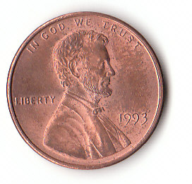  1 cent USA 1993 o.Mz. (C090)b.   