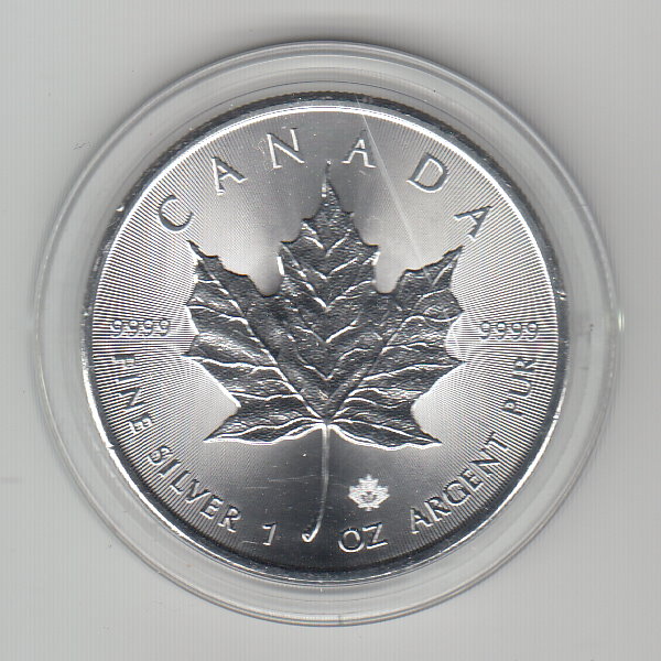 Kanada, Maple Leaf 2017, 1 unze oz Silber   