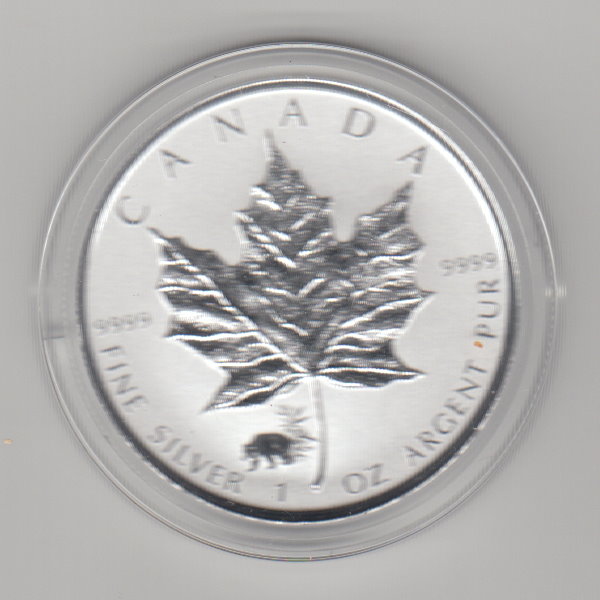 Kanada, Maple Leaf 2017 mit Privy Panda, 1 unze oz Silber   
