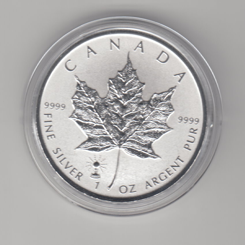  Kanada, Maple Leaf 2018 mit Privy Edison, 1 unze oz Silber   