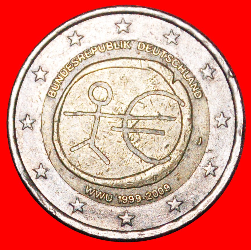 * WÄHRUNGSUNION: DEUTSCHLAND ★ 2 EURO 1999-2009J! OHNE VORBEHALT!