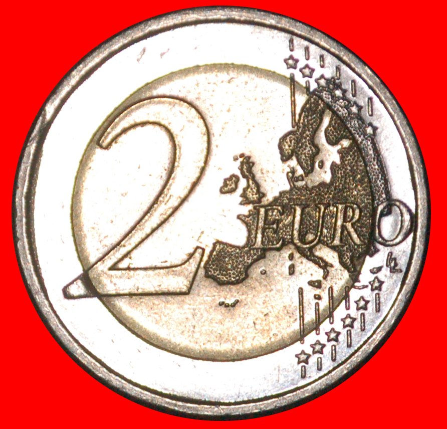  * RHEINLAND: GERMANY ★ 2 EURO 2017F NON-PHALLIC TYPE! MINT LUSTRE! LOW START ★ NO RESERVE!   