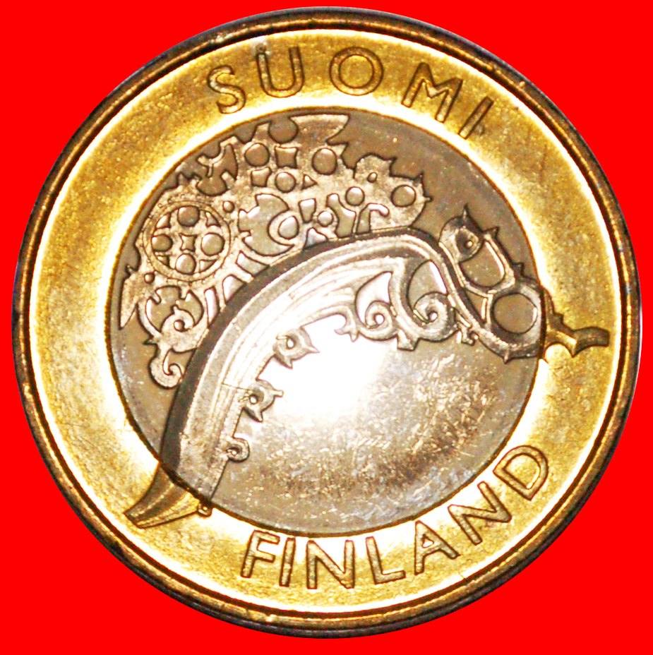  * BEER MUG RUSKO: FINLAND ★ 5 EURO 2010 BI-METALLIC UNC MINT LUSTRE!★LOW START ★ NO RESERVE!   
