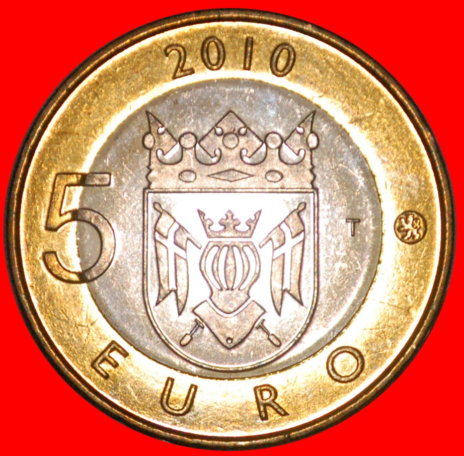  * BEER MUG RUSKO: FINLAND ★ 5 EURO 2010 BI-METALLIC UNC MINT LUSTRE!★LOW START ★ NO RESERVE!   