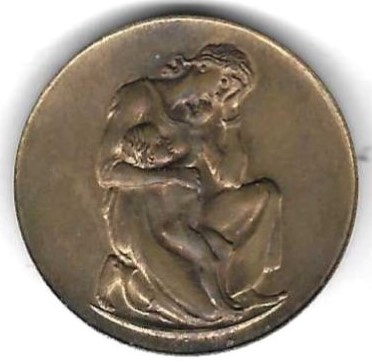  Medaille von Hörnlein über Preise 1923 der Inflation, Stempelglanz, 29 mm, 11,0 gr.,siehe Scan unten   