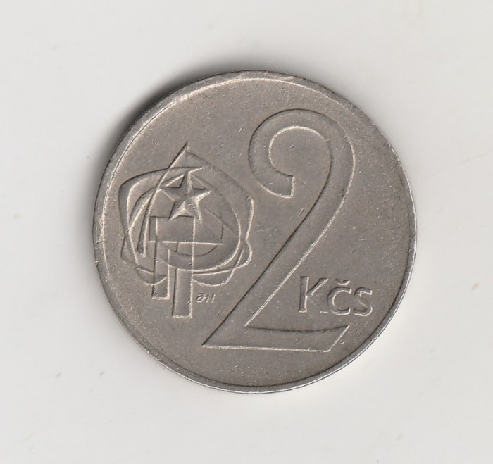 2 Kronen Tschechoslowakei 1986 (M743)