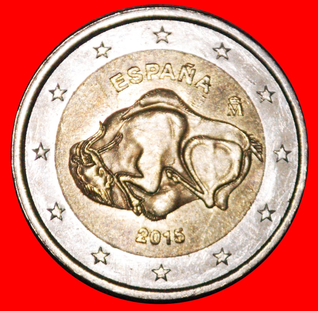  * BISON: SPAIN ★ 2 EURO 2015 UNESCO! ★LOW START★NO RESERVE!   