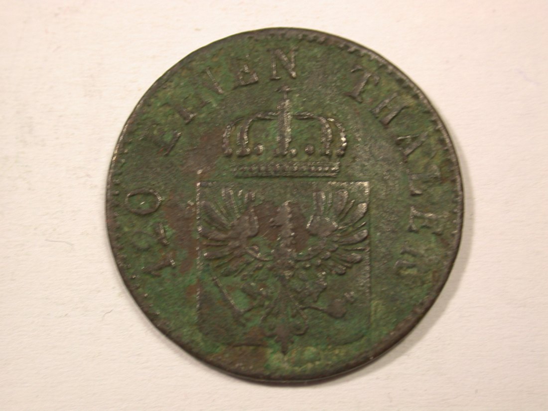  H13  Preussen  3 Pfennig 1853 A in f.ss   Originalbilder   