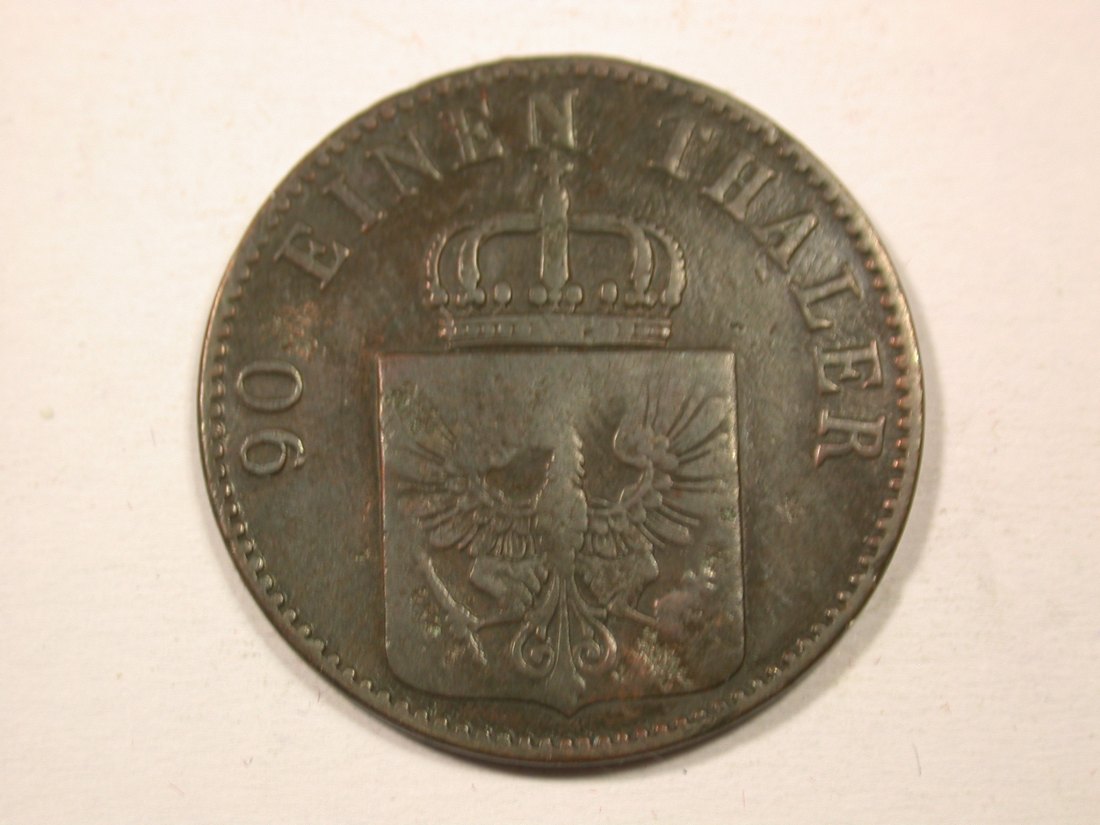  H13  Preussen  4 Pfennig 1851 A in f.ss   Originalbilder   