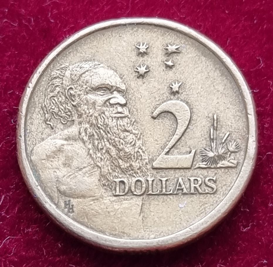 15589(3) 2 Dollars (Australien / Aborigines) 1989 in ss ........................... von Berlin_coins