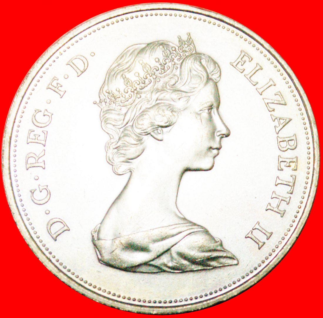  Ⰶ NAKED EROS: GREAT BRITAIN ★25 NEW PENCE 1972 UNC! ELIZABETH II (1953-2022)★LOW START ★ NO RESERVE!   