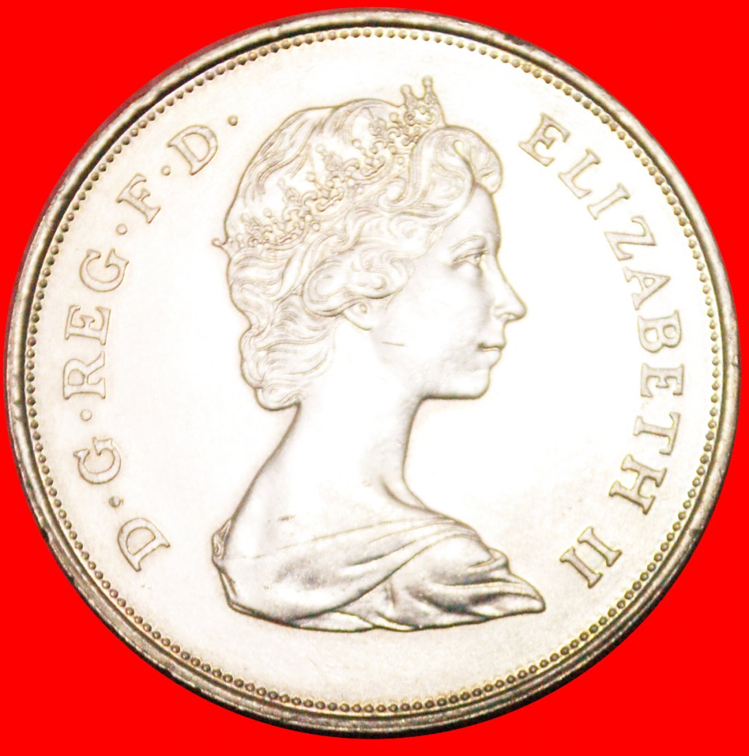  * LADY DIANA: GREAT BRITAIN★ 25 NEW PENCE 1981 UNC! ELIZABETH II (1953-2022)★LOW START ★ NO RESERVE!   