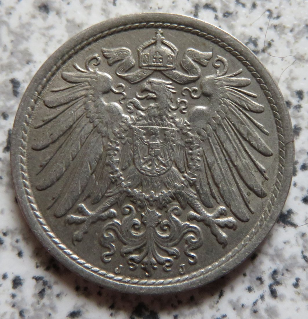  Kaiserreich 10 Pfennig 1900 J   