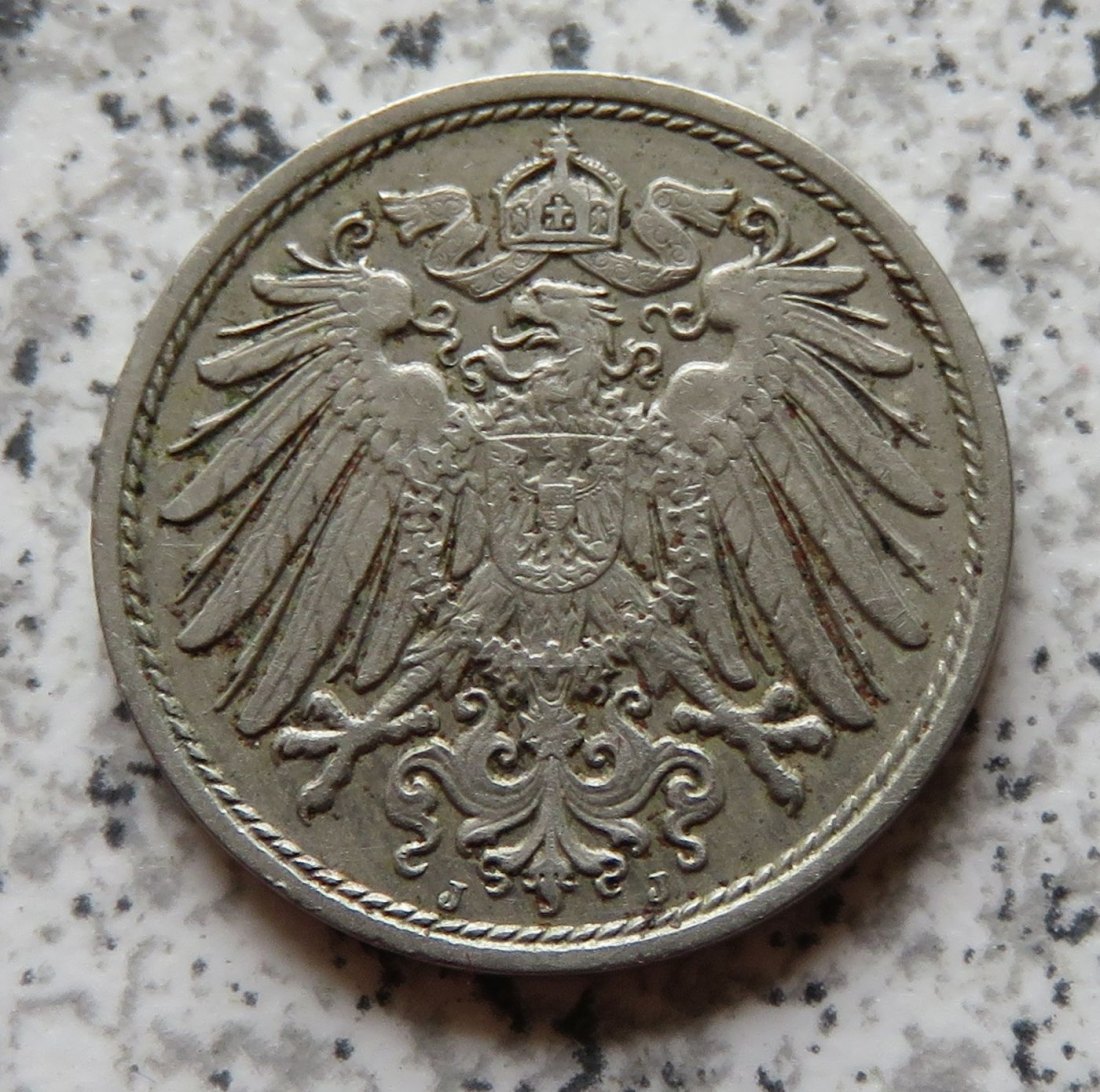  Deutsches Kaiserreich 10 Pfennig 1912 J   