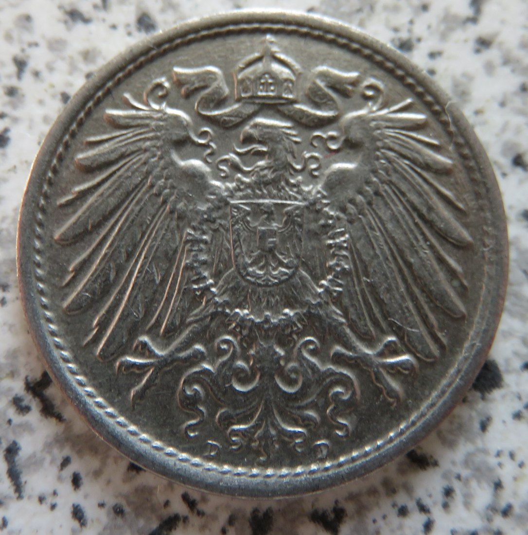  Kaiserreich 10 Pfennig 1916 D   