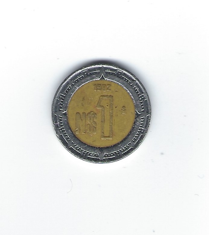  Mexiko 1 Nuevo Peso 1992   