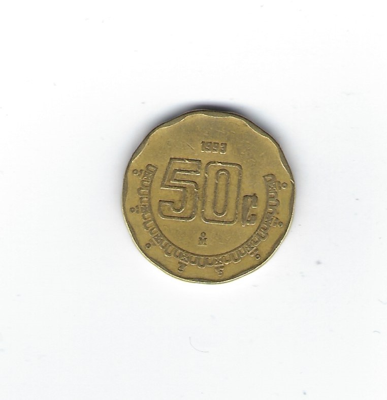  Mexiko 50 Centavos 1993   