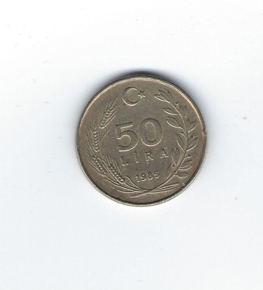  Türkei 50 Lira 1985   