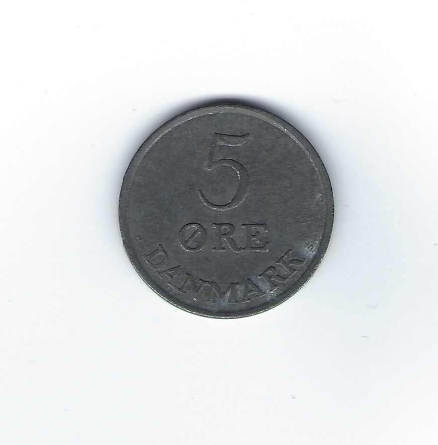  Dänemark 5 Öre 1962   